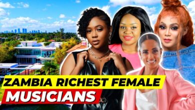richest female musician in Zambia
